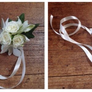 Formal Set : Wrist corsage and Buttonhole -pick up in store